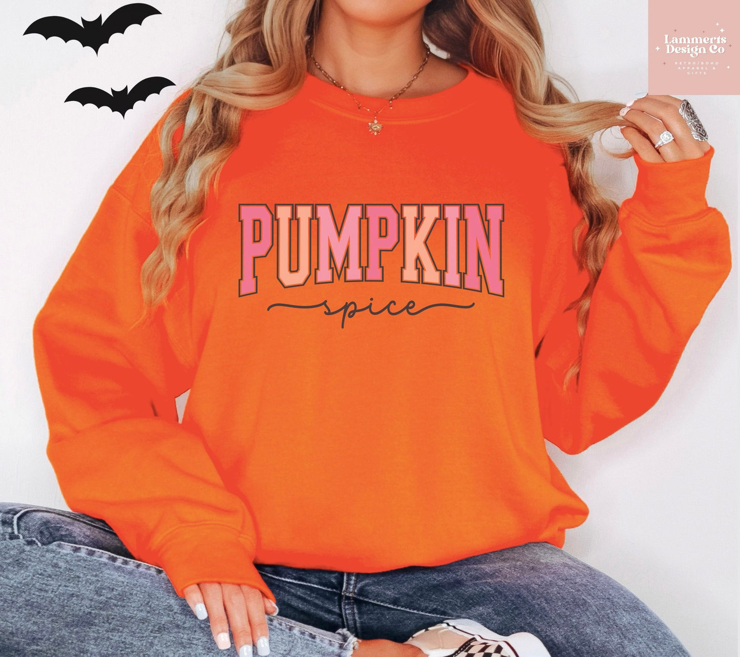 Pink Pumpkin Spice Sweater