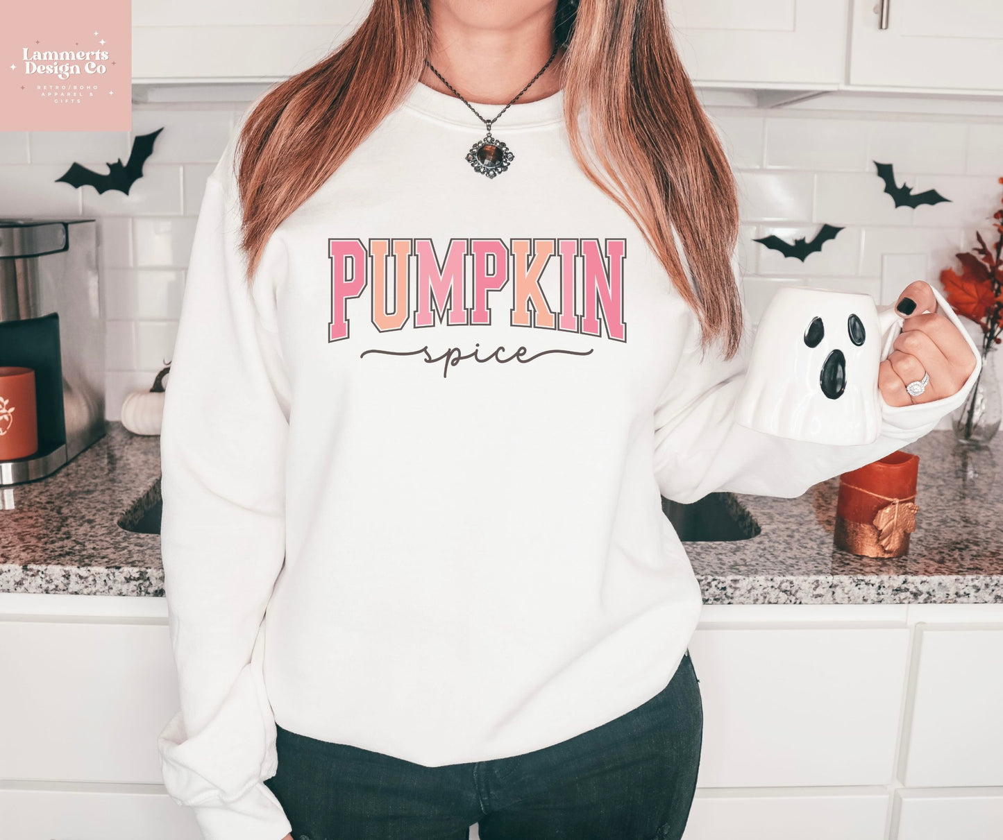 Pink Pumpkin Spice Sweater