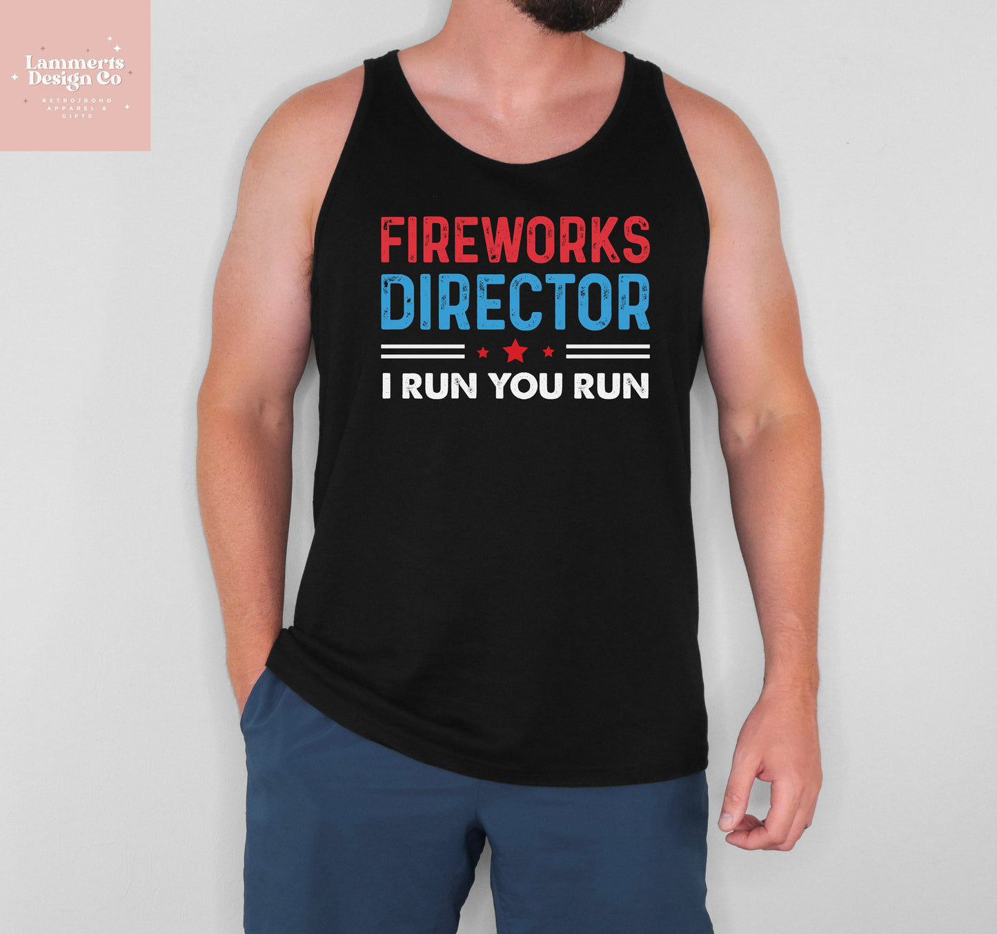 Fireworks Director Tank Top