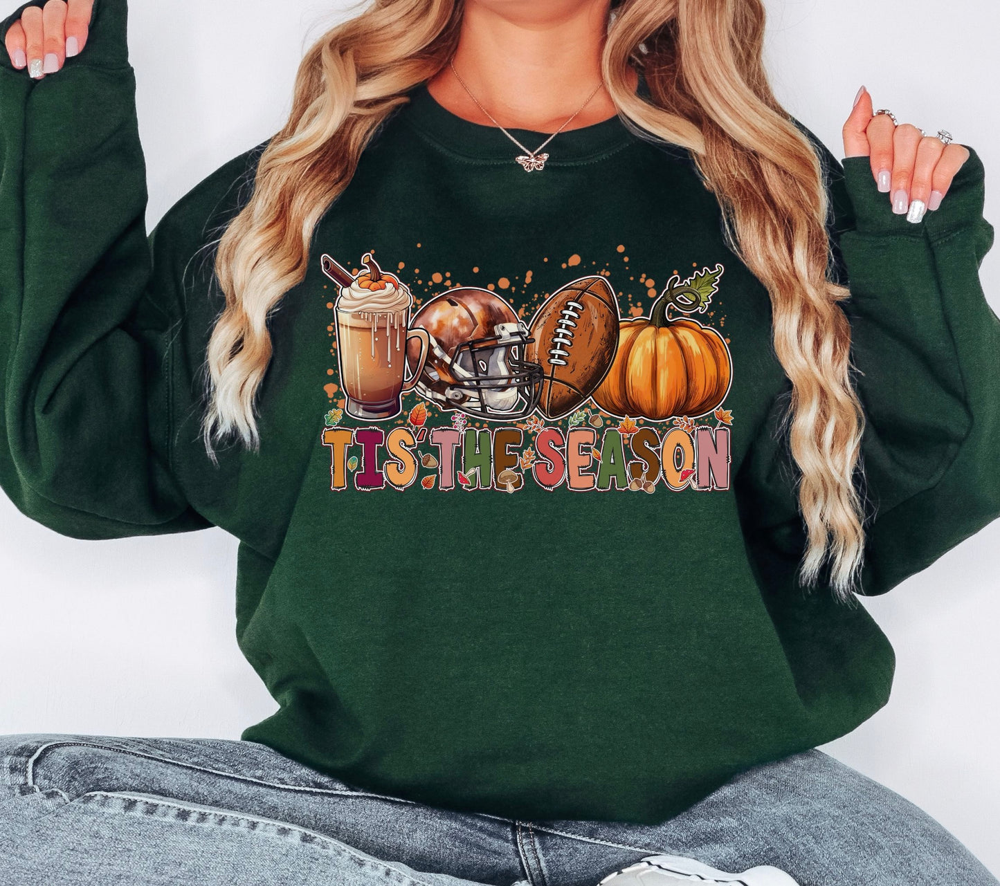 Tis The Season Football Sweatshirt