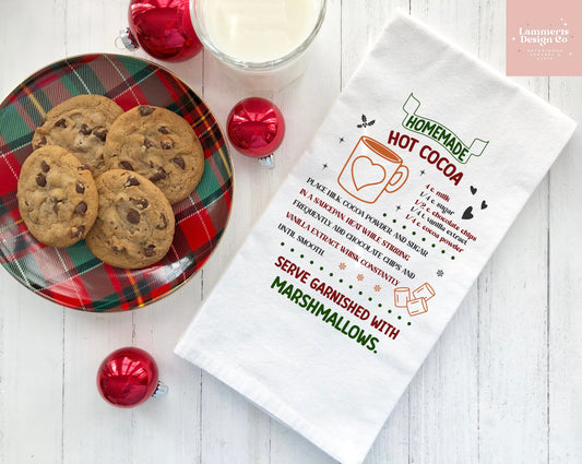 Hot Chocolate Tea Towel