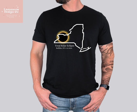 Solar Eclipse Buffalo, NY Tee *Unisex