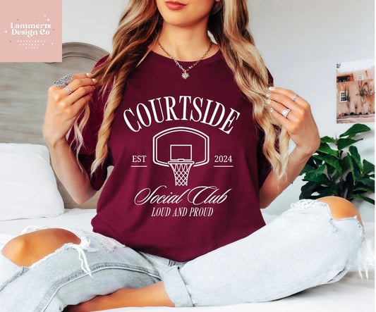 Courtside Social Club Tee