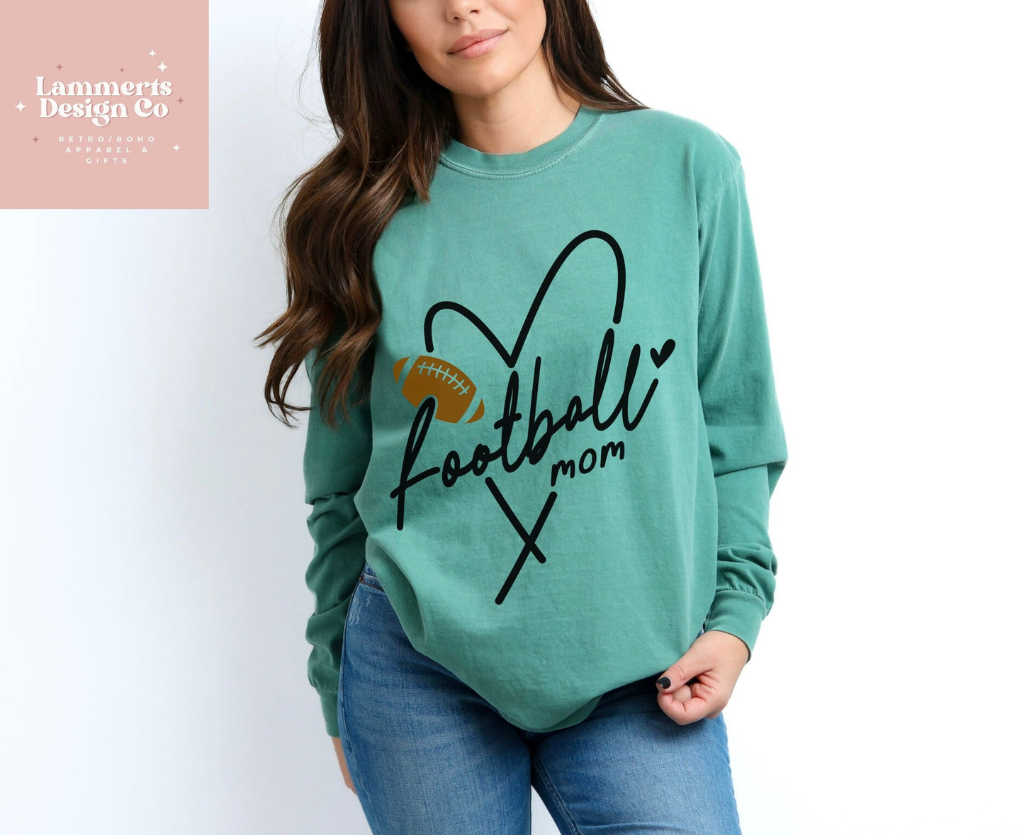 Football Mom Long Sleeve T-Shirt