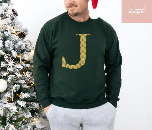 Initial "J"  Sweatshirt