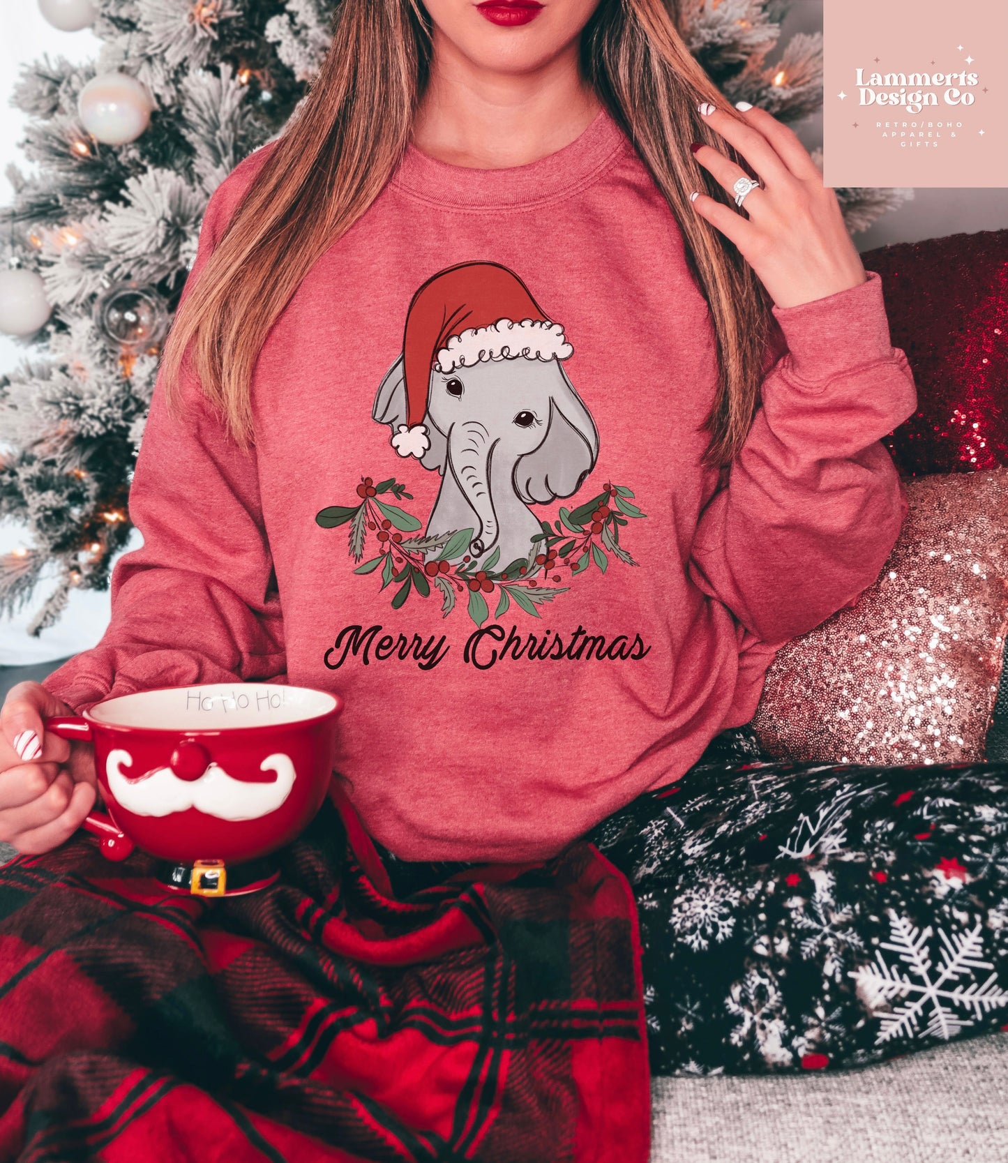 Elephant Christmas Sweater