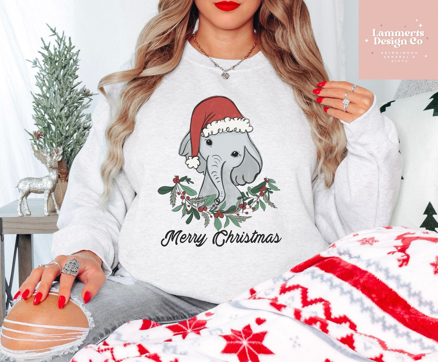 Elephant Christmas Sweater