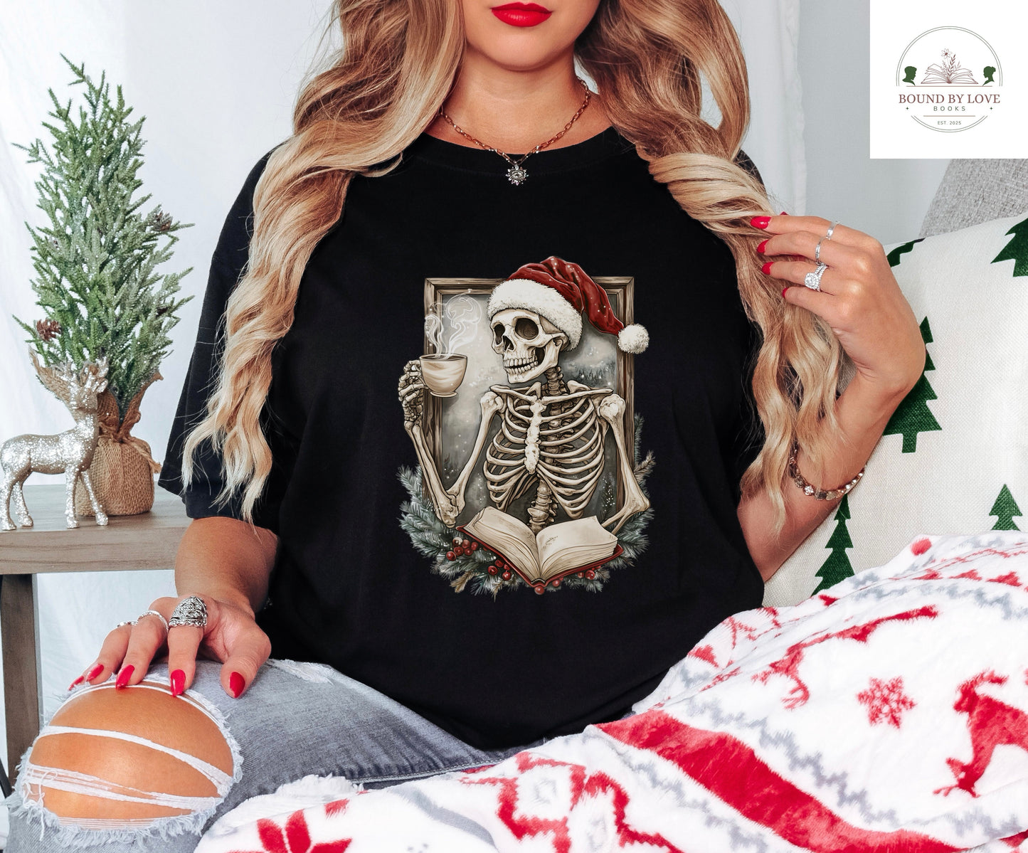 Skeleton Christmas Tee