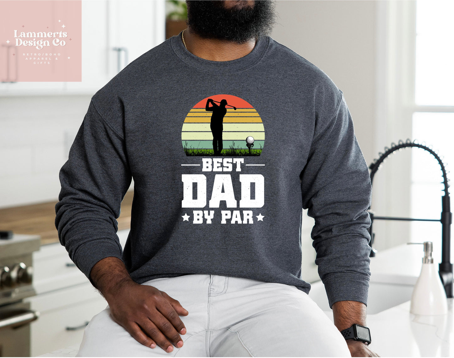 Best Dad By Par Sweater