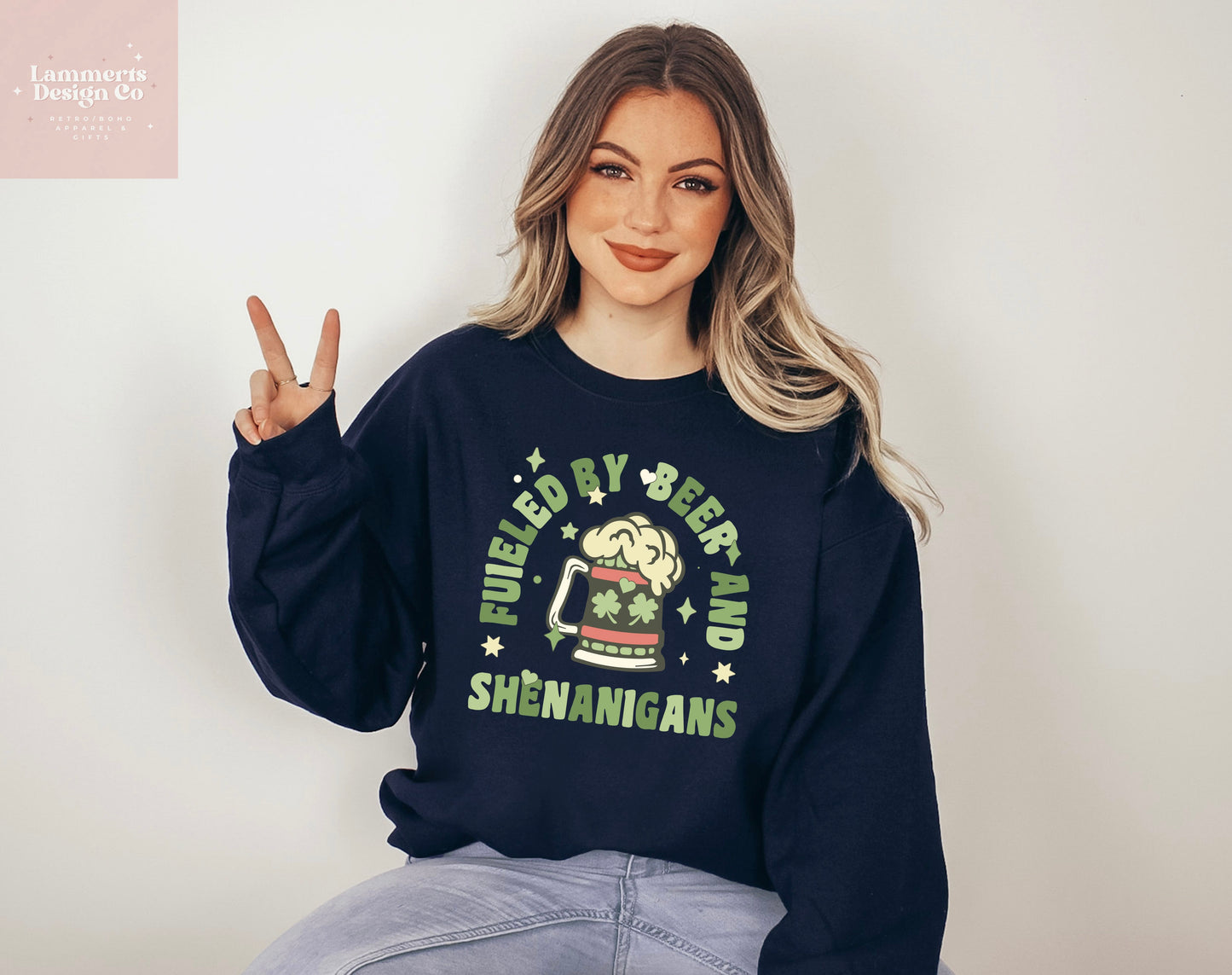 Fueled By Beer And Shenanigans Sweater