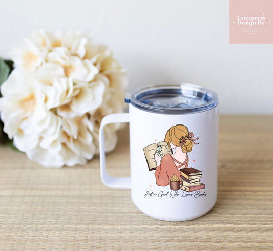 Just A Girl Who Loves Books Mug, 10oz