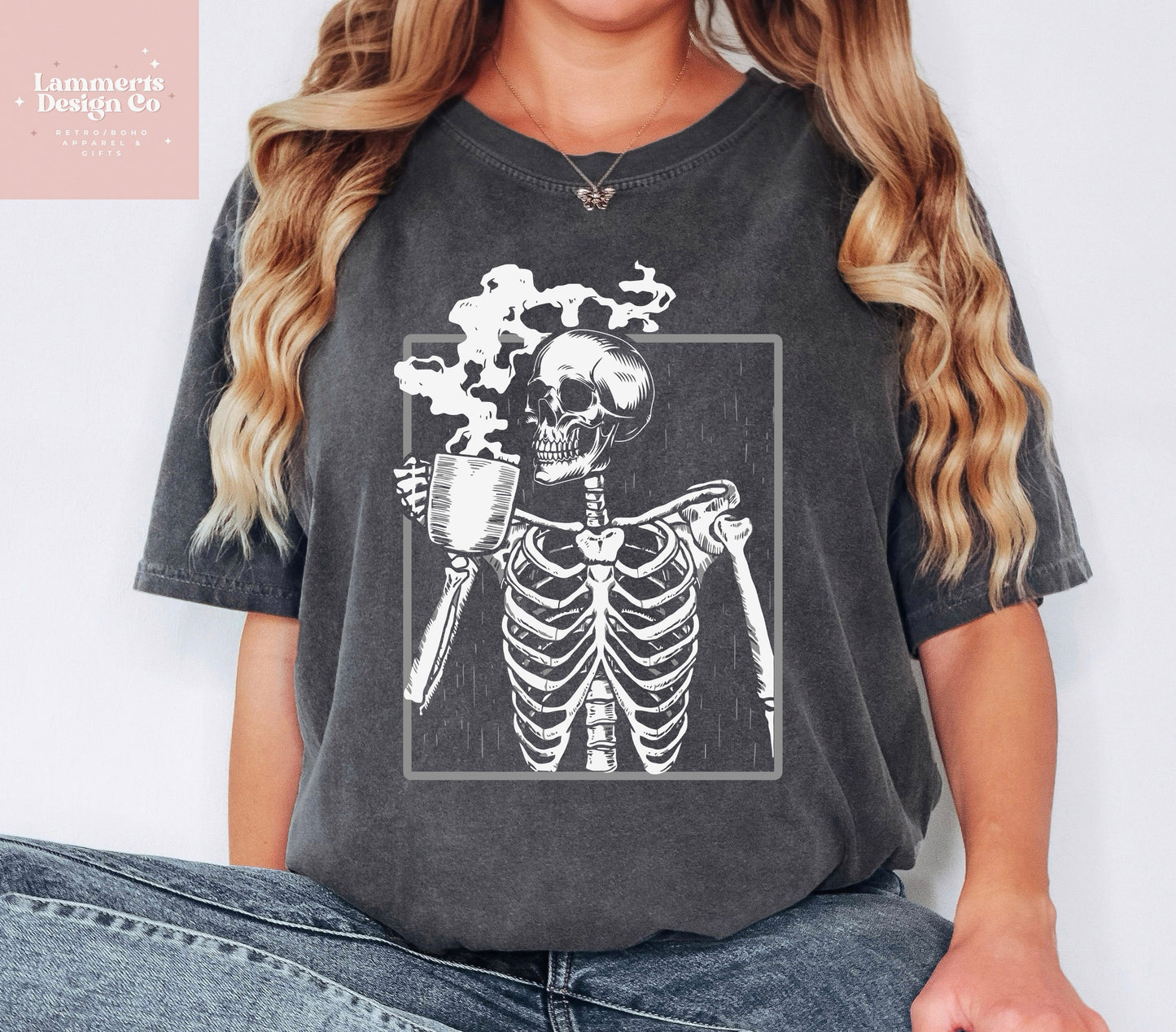 Skeleton Coffee Shirt