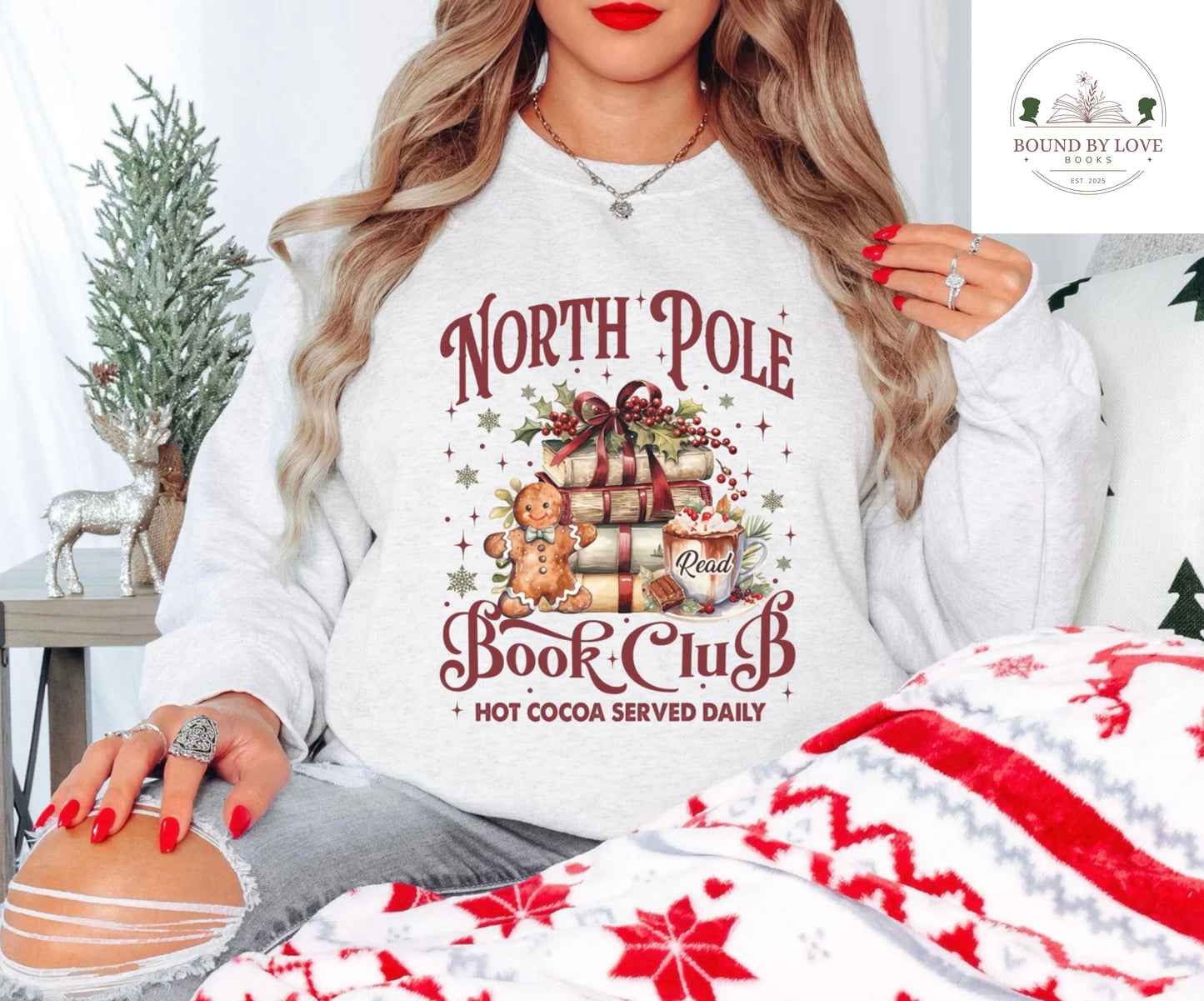 North Pole Book Club Sweatshirt