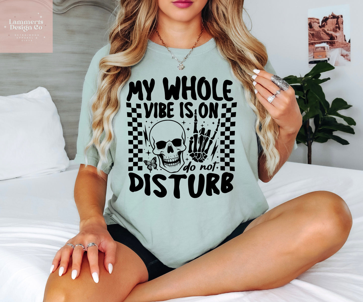 Do Not Disturb Skeleton Tee