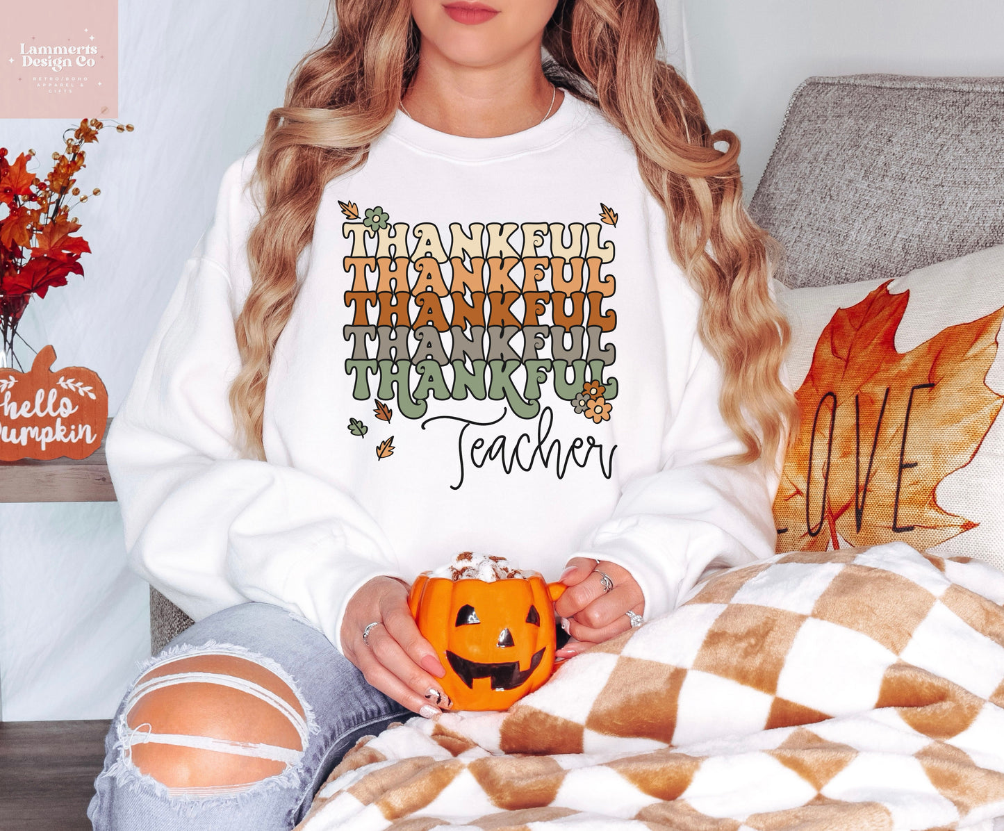 Thankful Teacher Sweater