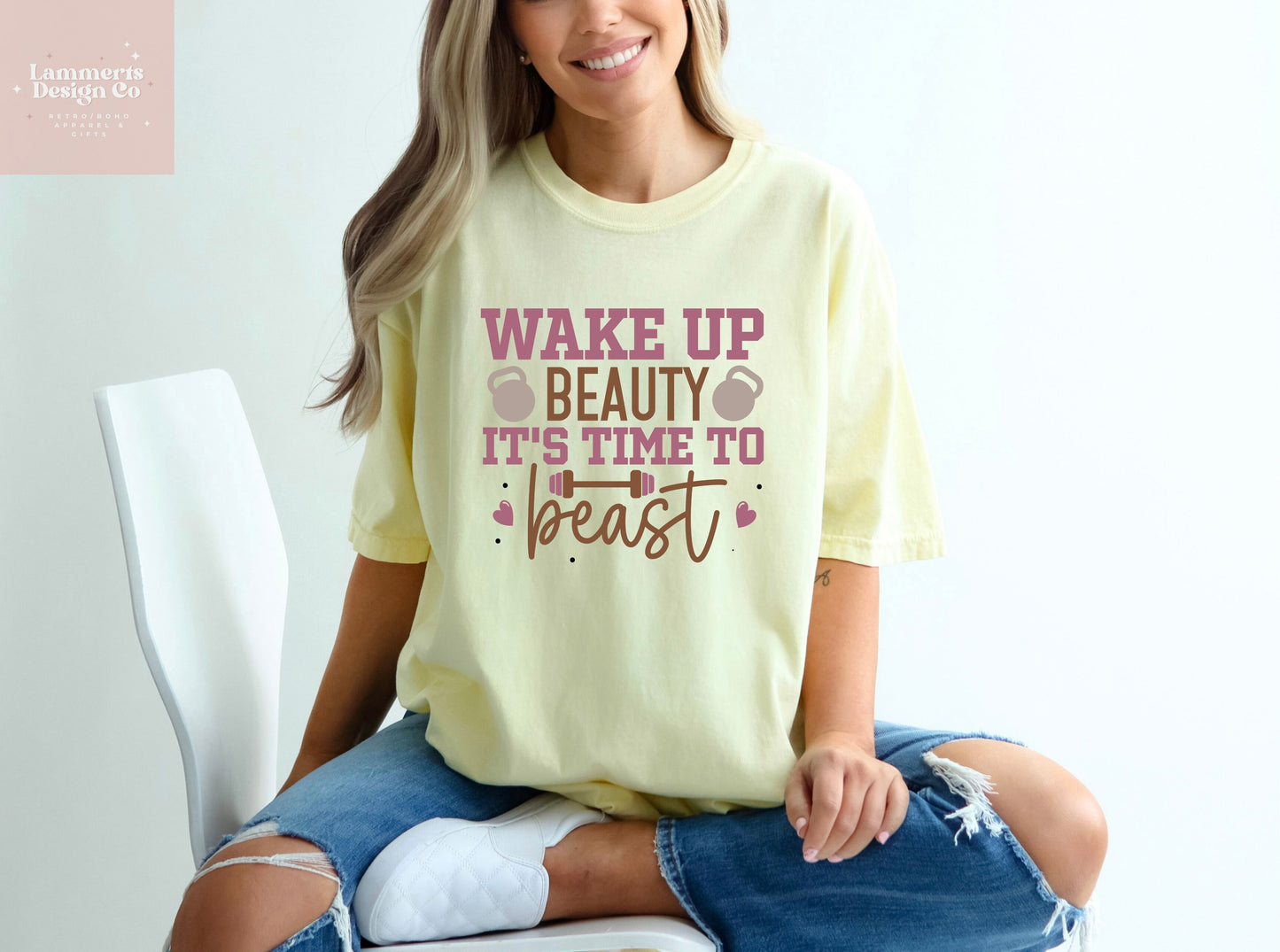 Wake Up Beauty It's Time To Be A Beast Tee