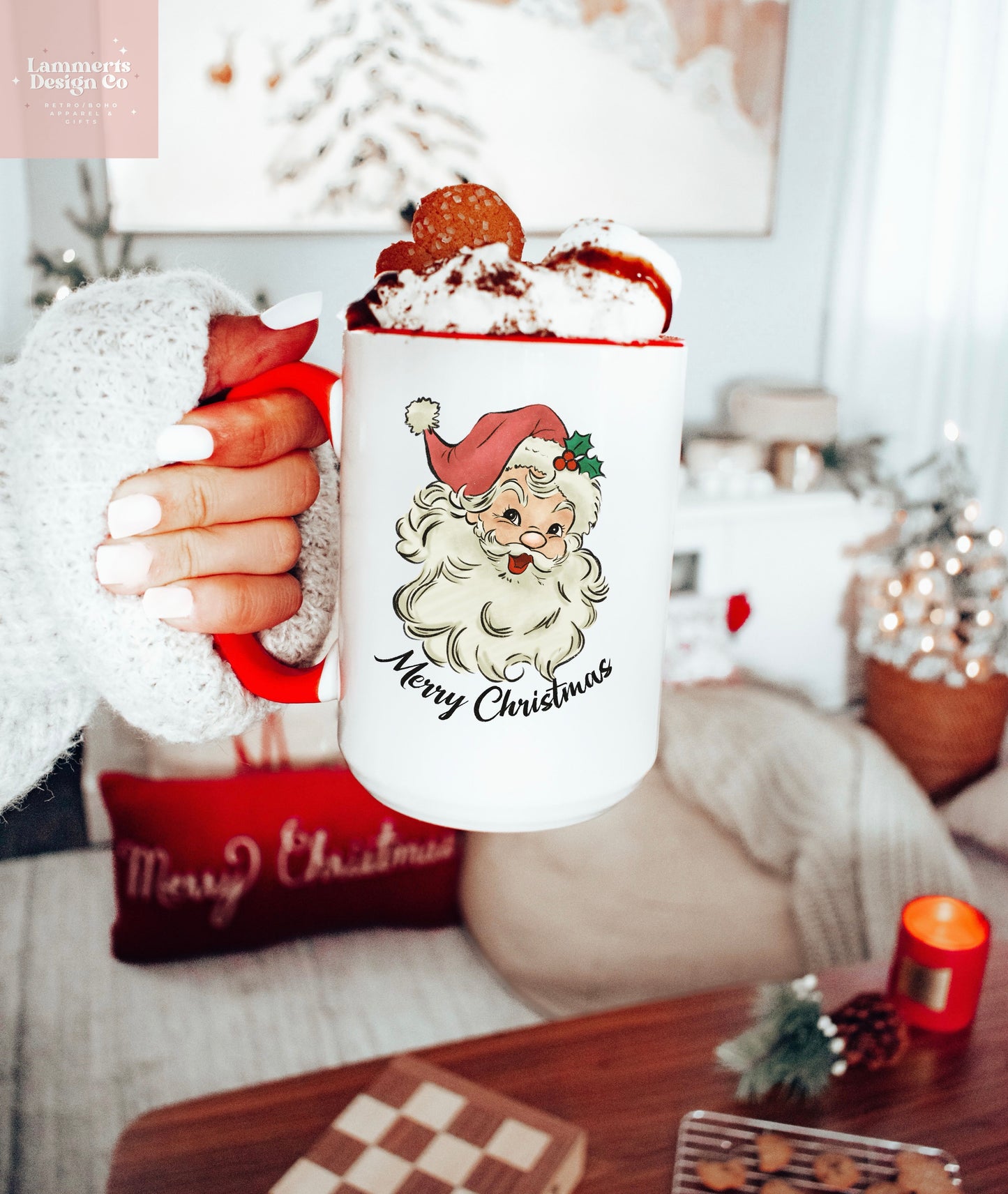 Vintage Santa 15oz Mug