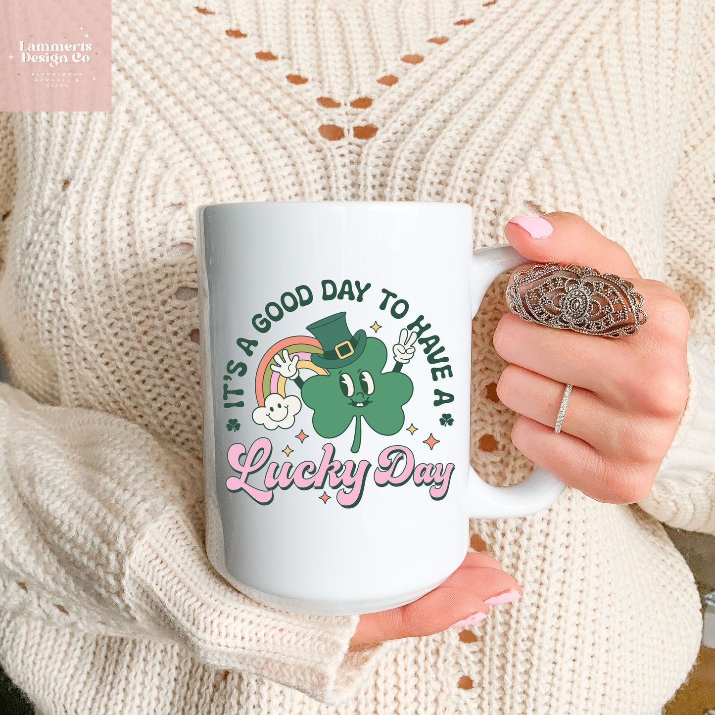 It's a Good Day To Have A Lucky Day Mug, 15oz