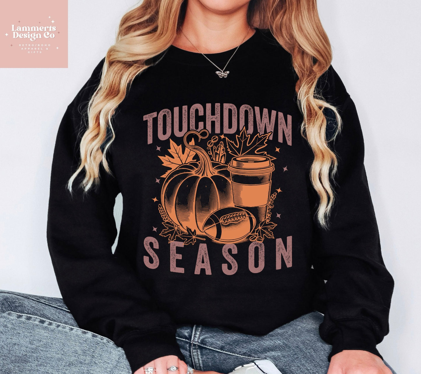 Pumpkin Touchdown Season Sweatshirt