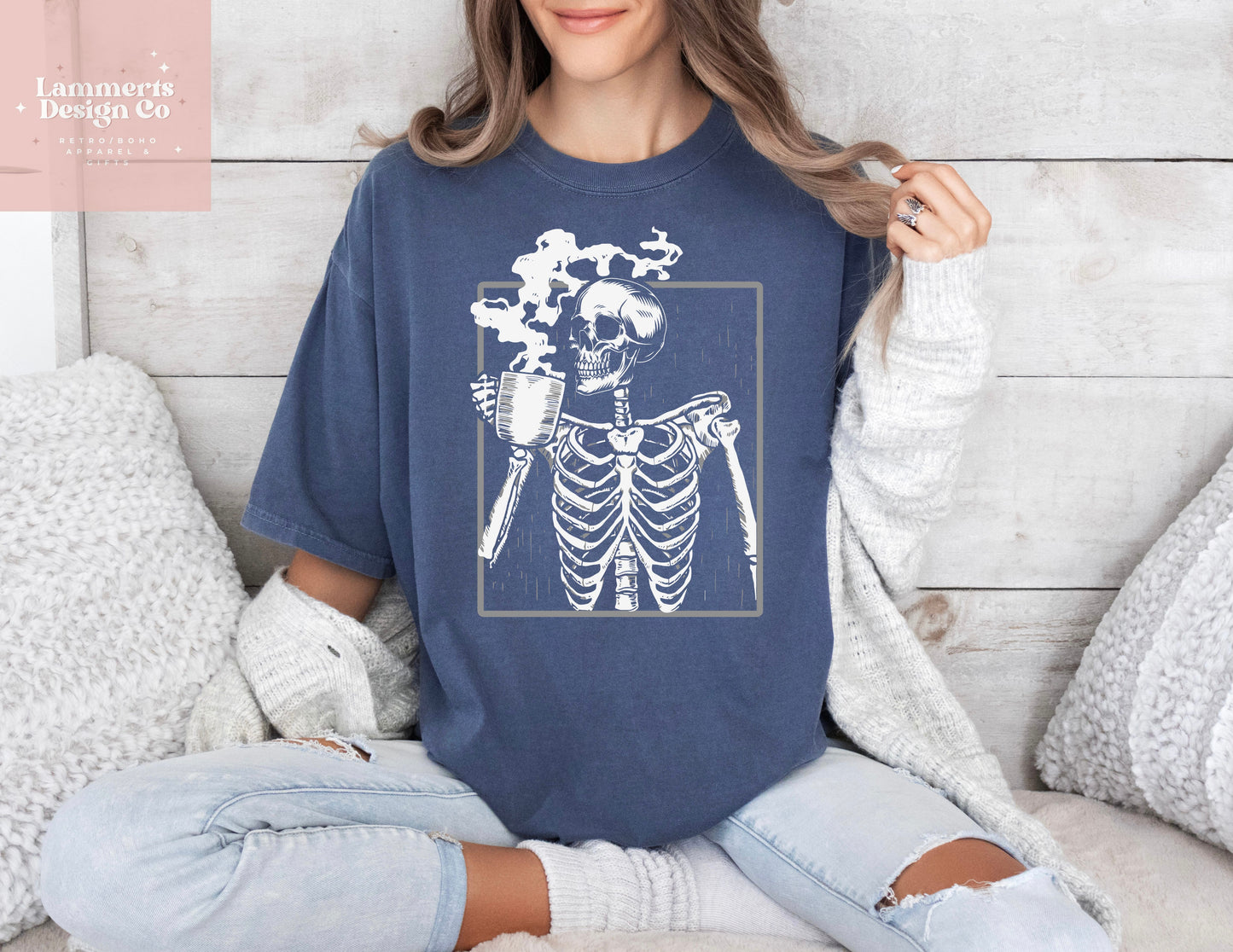 Skeleton Coffee Shirt