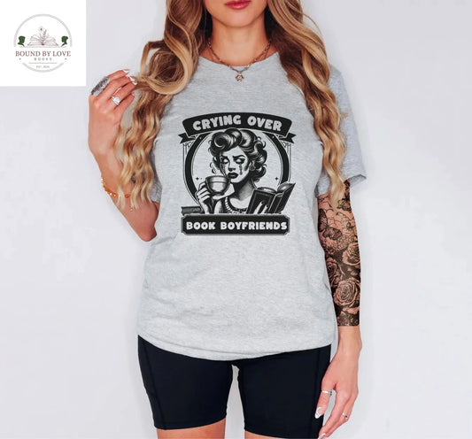 Crying Over Book Boyfriends Tee