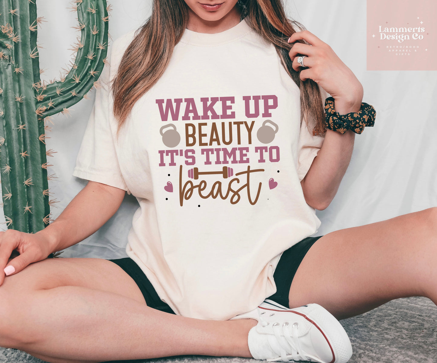 Wake Up Beauty It's Time To Be A Beast Tee