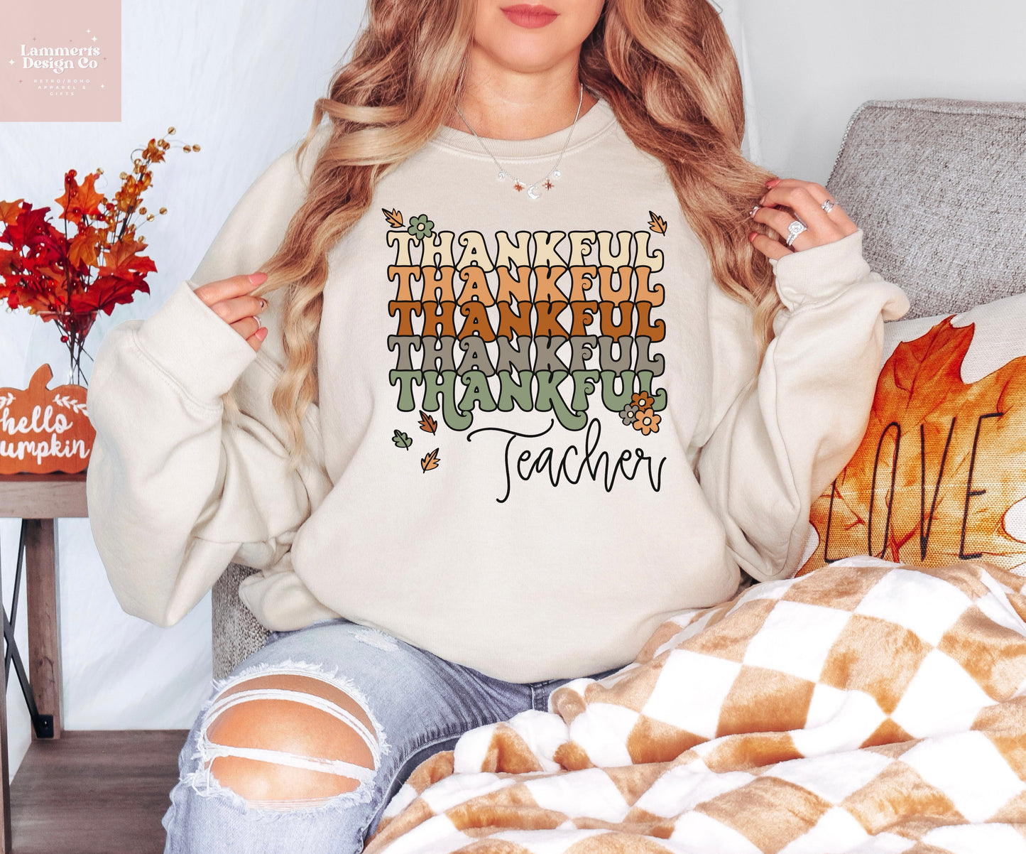 Thankful Teacher Sweater