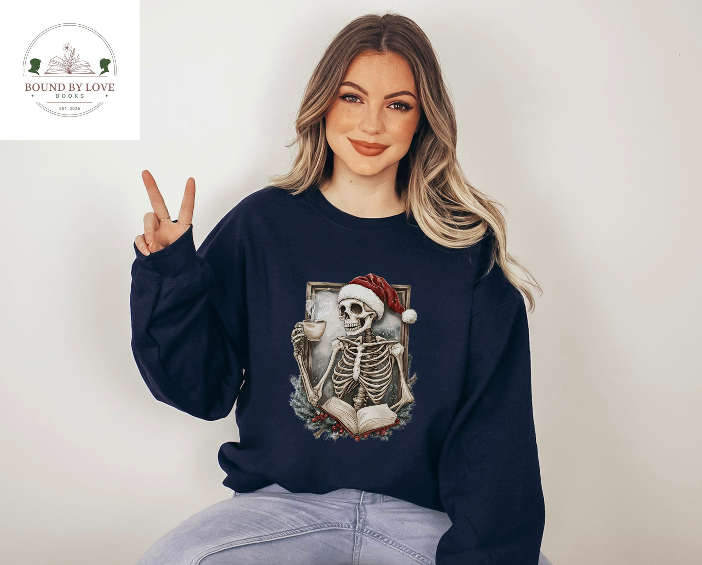 Spooky Skeleton Christmas Sweatshirt