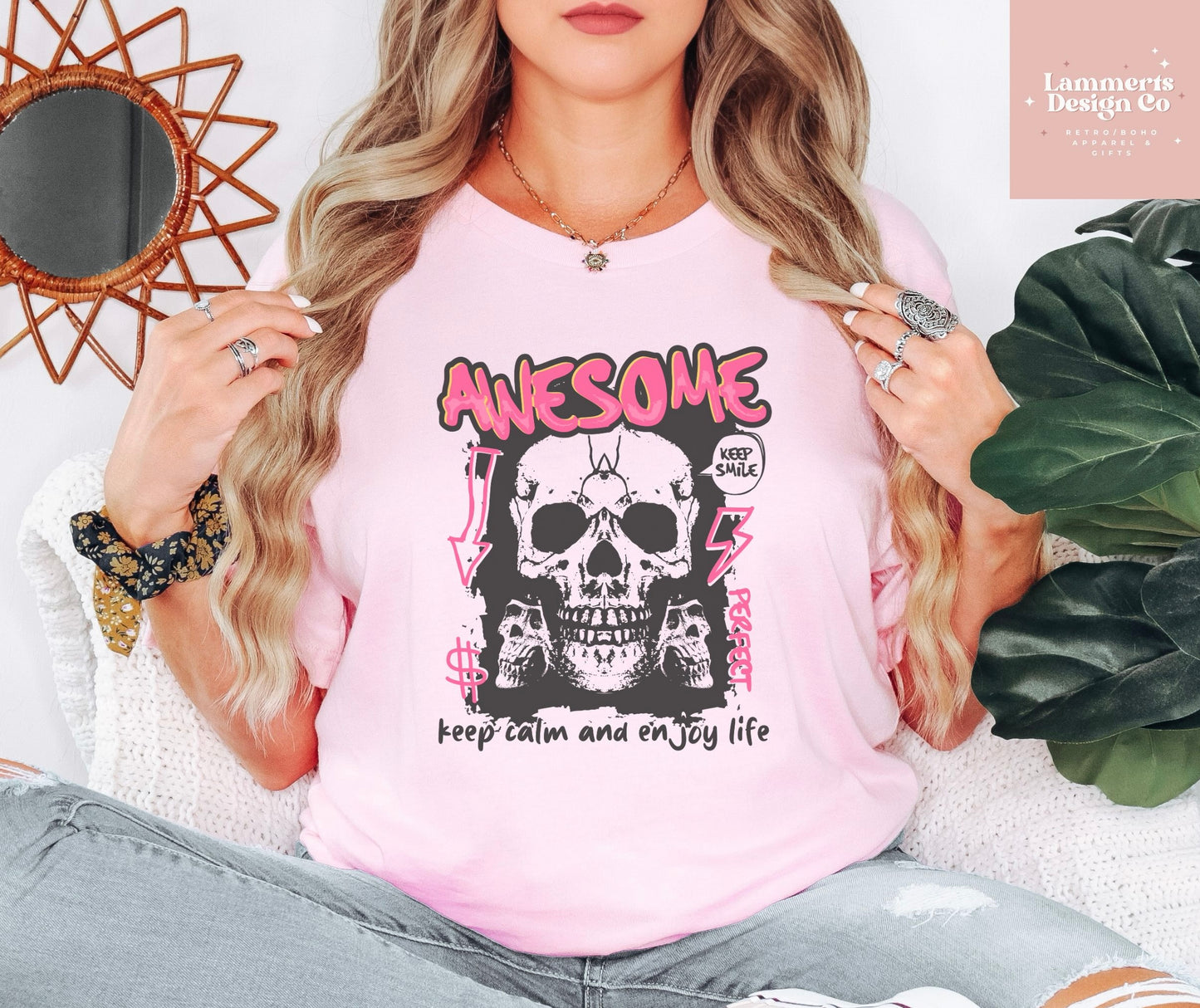 Grunge Skull Tee