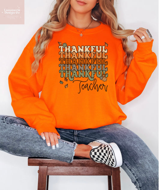 Thankful Teacher Sweater