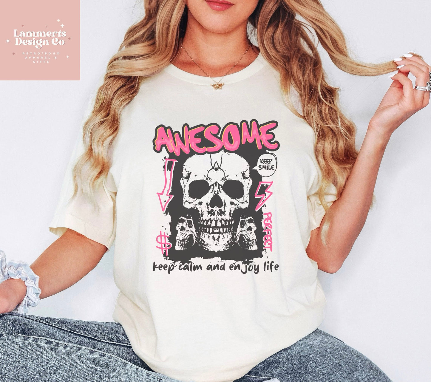 Grunge Skull Tee