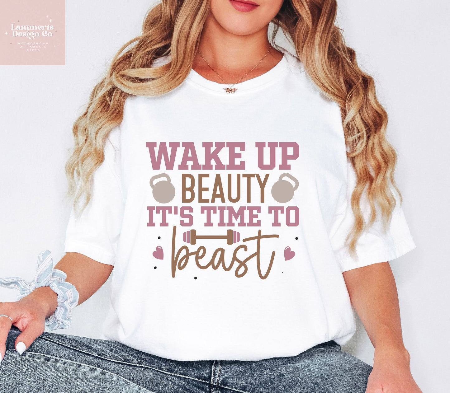 Wake Up Beauty It's Time To Be A Beast Tee