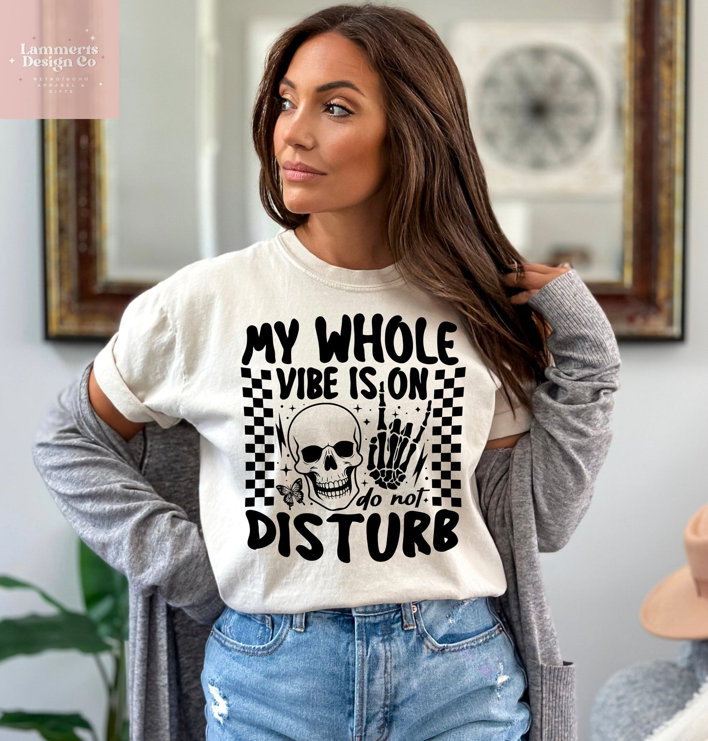 Do Not Disturb Skeleton Tee