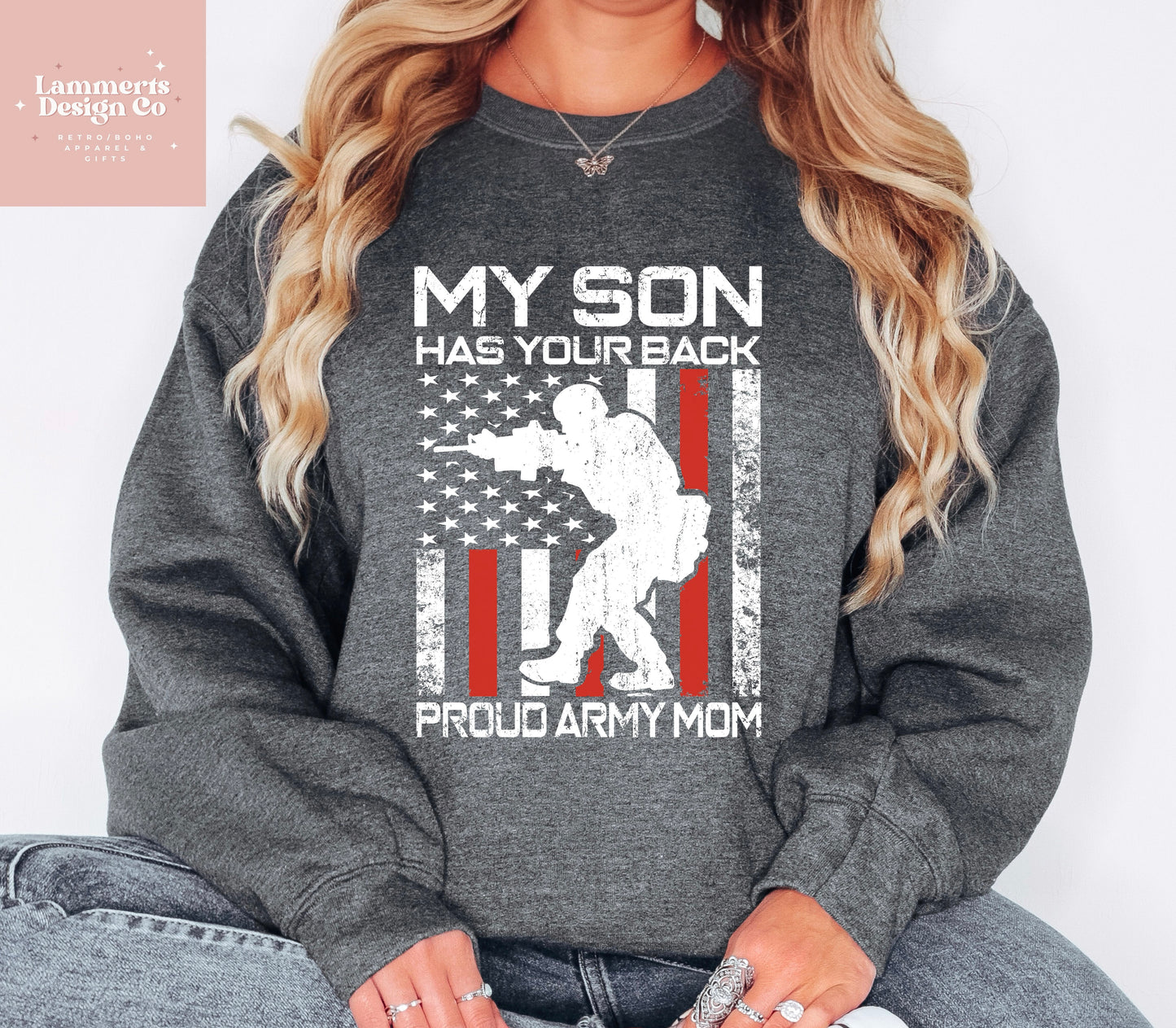 My Son Has Your Back Crewneck