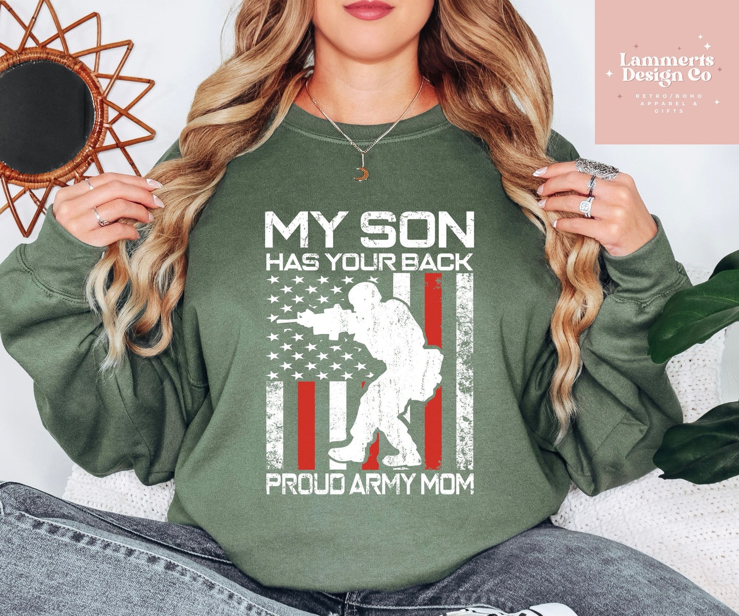 My Son Has Your Back Crewneck