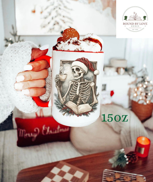 Spooky Skeleton Christmas Mug (11, 15oz)