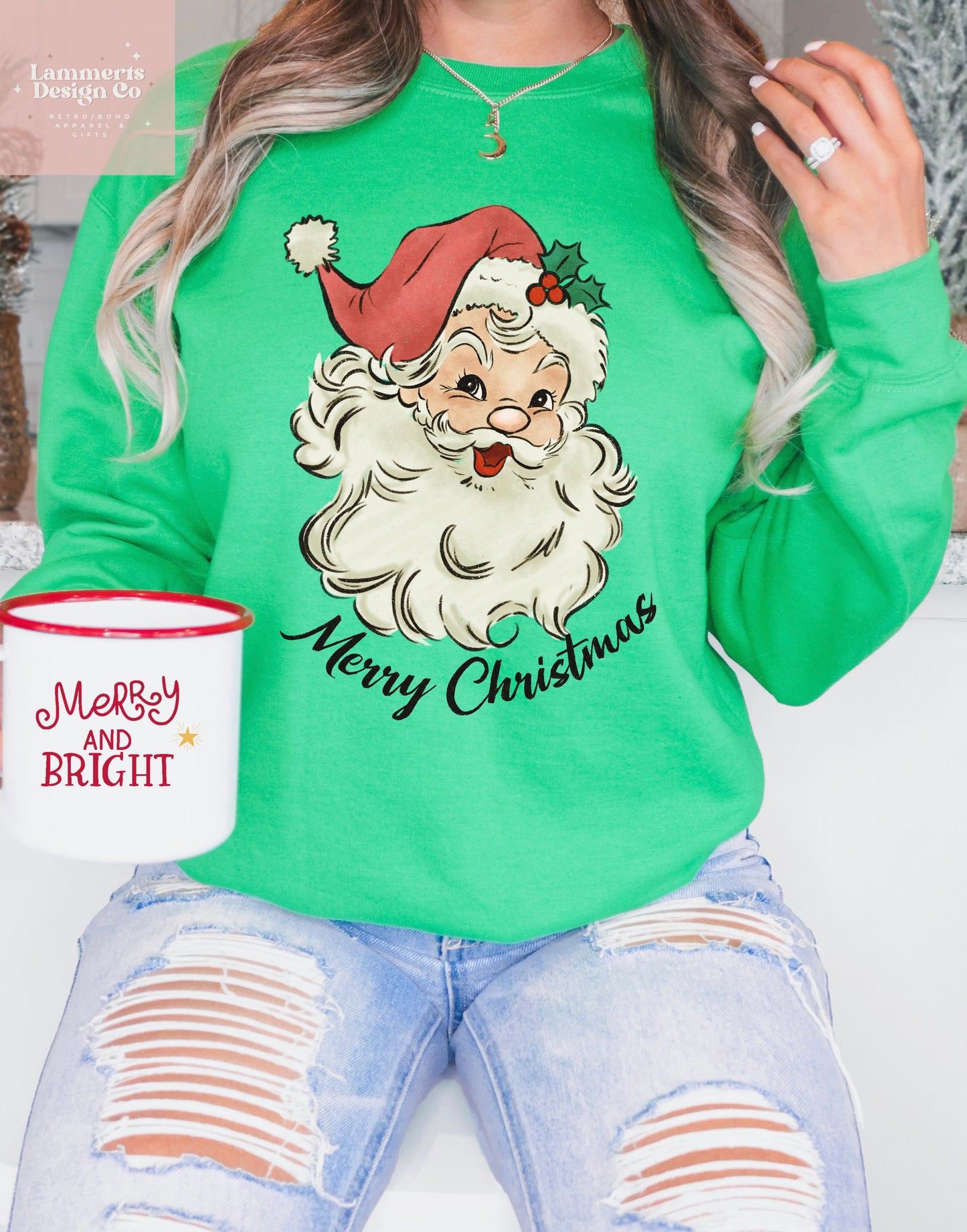 Vintage Santa Sweater