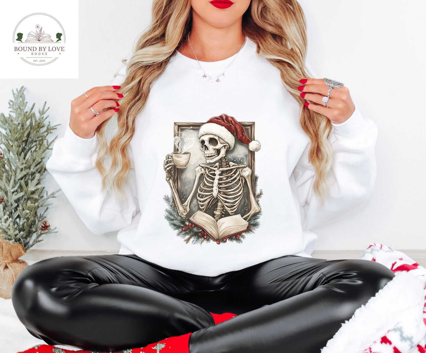 Spooky Skeleton Christmas Sweatshirt