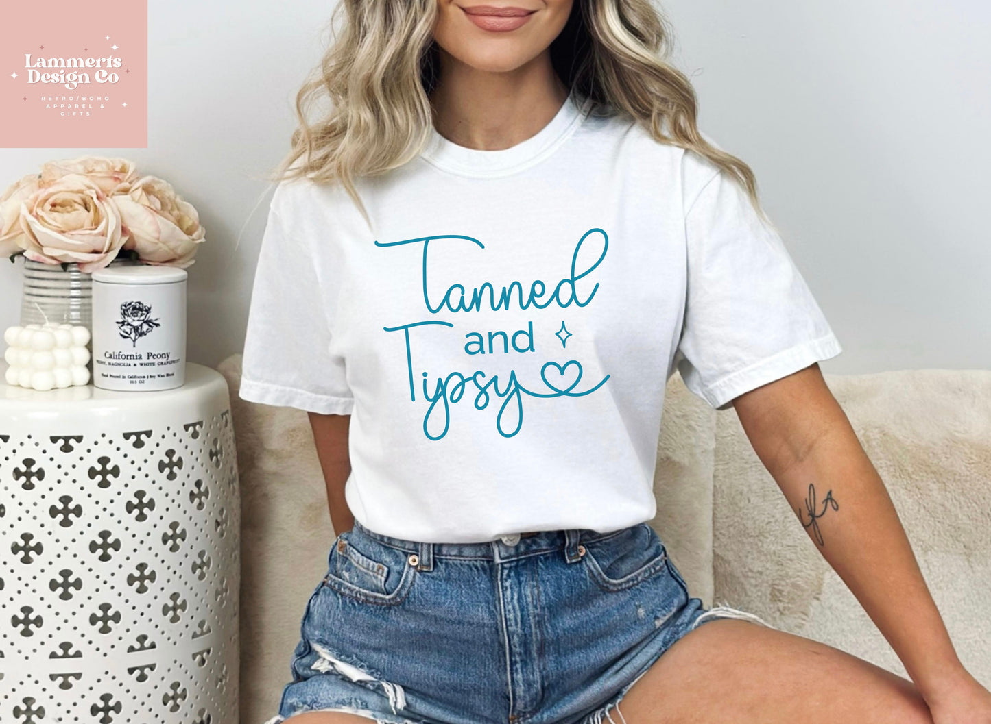 Tanned and Tipsy Tee