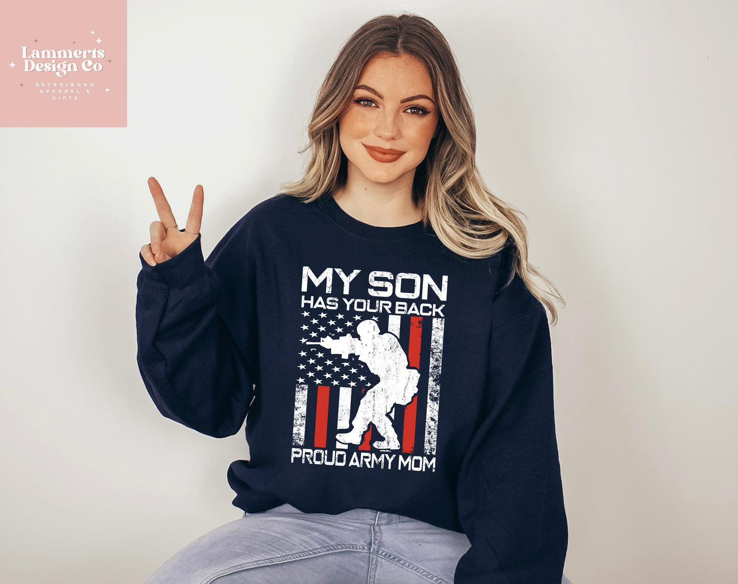 My Son Has Your Back Crewneck