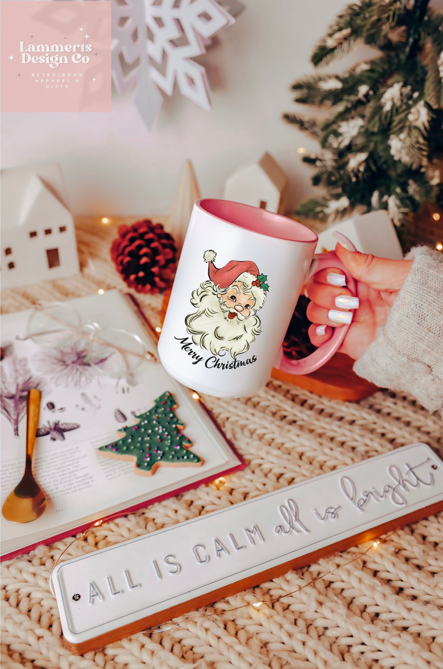 Vintage Santa 15oz Mug