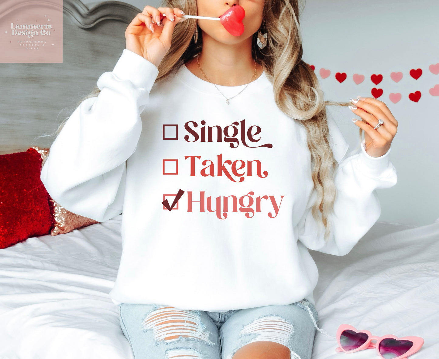 Single, Taken, Hungry Sweater